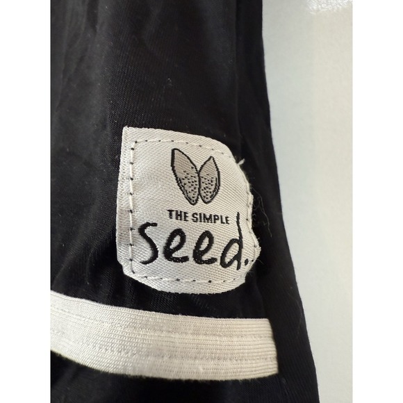 LOT OF 2 The Simple Seed Short Sleeve Romper 0-3 Month~Bamboo Viscose Blend  D79 - Picture 6 of 8